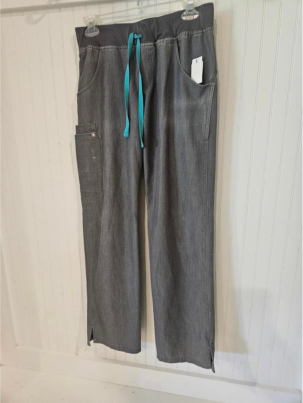 FIGS Women’s Scrub Pants Gray Size Small Medical Bottoms